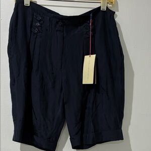 Stella McCartney Navy women’s silk  Shorts